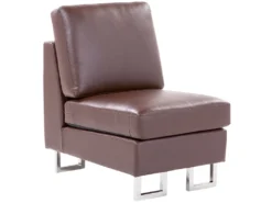 Canapé Angle à Gauche - Stockholm - Cuir, Marron -Canapé Soldes Boutique canape 16186015