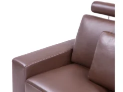 Canapé Angle à Gauche - Stockholm - Cuir, Marron -Canapé Soldes Boutique canape 16186019