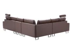 Canapé D'Angle à Droite En Cuir Marron Avec Appui-Tête Réglable Stockholm 13 Canapé D'Angle à Droite En Cuir Marron Avec Appui-Tête Réglable Stockholm -Canapé Soldes Boutique canape 16186193