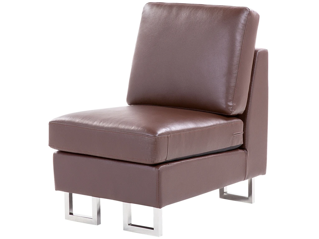 Canapé D'Angle à Droite En Cuir Marron Avec Appui-Tête Réglable Stockholm 7 Canapé D'Angle à Droite En Cuir Marron Avec Appui-Tête Réglable Stockholm – Image 7