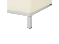 Canapé Angle à Gauche En Cuir Véritable Beige Et Pouf Ottoman Housses Amovibles Oslo -Canapé Soldes Boutique canape 16420659