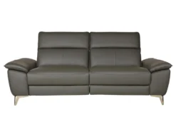 Canapé 3 Places Relax électrique En Cuir SPARTE - Anthracite 7 Canapé 3 Places Relax électrique En Cuir SPARTE - Anthracite -Canapé Soldes Boutique canape 1655425