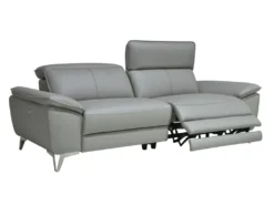 Canapé 3 Places Relax électrique En Cuir Et Simili SPARTE - Taupe 10 Canapé 3 Places Relax électrique En Cuir Et Simili SPARTE - Taupe -Canapé Soldes Boutique canape 1655433