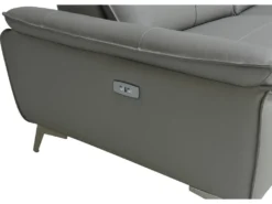 Canapé 3 Places Relax électrique En Cuir Et Simili SPARTE - Taupe 13 Canapé 3 Places Relax électrique En Cuir Et Simili SPARTE - Taupe -Canapé Soldes Boutique canape 1655439