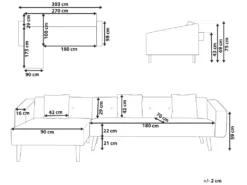Canapé Angle à Droite - Vadso - Velours, Gris 12 Canapé Angle à Droite - Vadso - Velours, Gris -Canapé Soldes Boutique canape 16645269