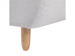 Canapé Convertible 3 Places En Tissu Gris Clair ALSTEN -Canapé Soldes Boutique canape 16645795