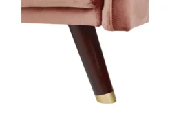 Canapé Convertible 3 Places En Velours Rose SENJA -Canapé Soldes Boutique canape 16648407