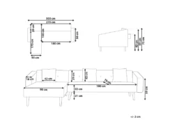 Canapé Angle à Droite - Vadso - Velours, Bleu -Canapé Soldes Boutique canape 16652903