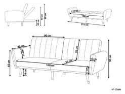 Canapé Convertible 3 Places En Velours Rose VIMMERBY 12 Canapé Convertible 3 Places En Velours Rose VIMMERBY -Canapé Soldes Boutique canape 16654579