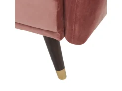 Canapé Convertible 3 Places En Velours Rose VIMMERBY 19 Canapé Convertible 3 Places En Velours Rose VIMMERBY -Canapé Soldes Boutique canape 16654593