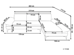 - Canapé D'Angle - Farila - Cuir, Taupe -Canapé Soldes Boutique canape 16665309