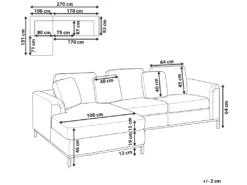 Canapé Angle à Droite En Cuir Véritable Beige Dossier Matelassé Housses Amovibles Oslo -Canapé Soldes Boutique canape 16665587