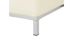 Canapé Angle à Droite En Cuir Véritable Beige Dossier Matelassé Housses Amovibles Oslo -Canapé Soldes Boutique canape 16665597