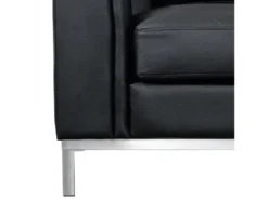 Canapé Angle à Gauche En Cuir Véritable Noir Dossier Matelassé Housses Amovibles Oslo 11 Canapé Angle à Gauche En Cuir Véritable Noir Dossier Matelassé Housses Amovibles Oslo -Canapé Soldes Boutique canape 16666143