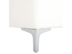 Canapé Angle à Gauche Modulable Convertible Cuir PU Blanc Moderne Classique Aberdeen -Canapé Soldes Boutique canape 17144131