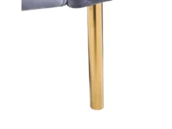 Canapé Convertible 3 Places En Velours Gris VISNES -Canapé Soldes Boutique canape 17451979