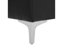 Canapé Panoramique Convertible En Cuir PU Noir 5 Places ABERDEEN -Canapé Soldes Boutique canape 17470457