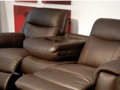 Canapé 2 Places Relax EVASION En Cuir - Gris Clair -Canapé Soldes Boutique canape 174786 1