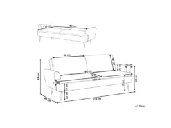 Canapé Convertible 3 Places En Velours Noir VETTRE 12 Canapé Convertible 3 Places En Velours Noir VETTRE -Canapé Soldes Boutique canape 17538085