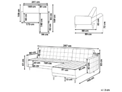 Canapé Angle à Gauche Modulable Convertible Cuir Pu Noir Moderne Classique Aberdeen -Canapé Soldes Boutique canape 17538161