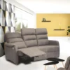 Canapé De Relaxation électrique 3 Places Gris - SOFTY
