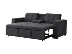 Noho Canapé Convertible Gris Foncé