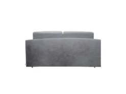 MODESTO Canapé Convertible 3 Places Gris Clair Matelas Dunlopillo 140cm -Canapé Soldes Boutique canape 17656019