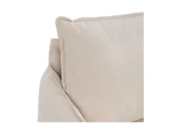 Canapé Convertible Matelas 180 Cm Tissu Beige - LINOU -Canapé Soldes Boutique canape 17788393