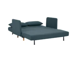 Belushi - Canapé Convertible 2 Places En Tissu (L120cm) - Couleur - Vert Eucalyptus -Canapé Soldes Boutique canape 17797277