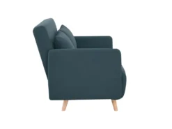 Belushi - Canapé Convertible 2 Places En Tissu (L120cm) - Couleur - Vert Eucalyptus -Canapé Soldes Boutique canape 17797283