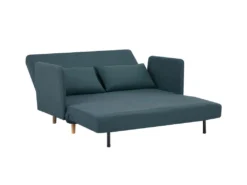 Belushi - Canapé Convertible 2 Places En Tissu (L120cm) - Couleur - Vert Eucalyptus -Canapé Soldes Boutique canape 17797285