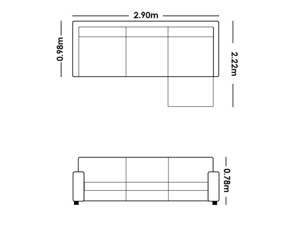 Canapé D'angle XL En Simili ROMAIN - Blanc - Angle Gauche 4 Canapé D'angle XL En Simili ROMAIN - Blanc - Angle Gauche – Image 4