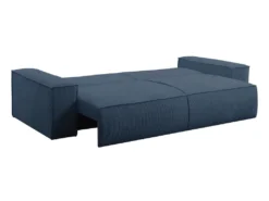 Canapé 4 Places Convertible En Velours Côtelé Bleu Marine AMELIA De Pascal Morabito -Canapé Soldes Boutique canape 17969035