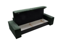 Canapé 4 Places Convertible En Velours Côtelé Vert AMELIA De Pascal Morabito -Canapé Soldes Boutique canape 17972253