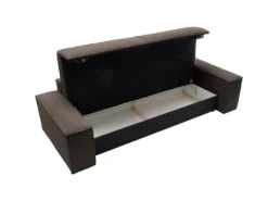 Canapé 4 Places Convertible En Velours Côtelé Marron AMELIA De Pascal Morabito -Canapé Soldes Boutique canape 17973585