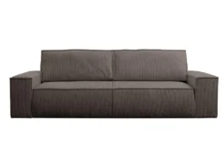 Canapé 4 Places Convertible En Velours Côtelé Marron AMELIA De Pascal Morabito -Canapé Soldes Boutique canape 17973599