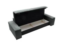 Canapé 4 Places Convertible En Velours Côtelé Gris AMELIA De Pascal Morabito -Canapé Soldes Boutique canape 17973995