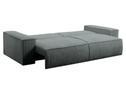 Canapé 4 Places Convertible En Velours Côtelé Gris AMELIA De Pascal Morabito -Canapé Soldes Boutique canape 17974007