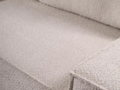 Canapé 4 Places Convertible En Tissu Bouclette Beige AMELIA De Pascal Morabito -Canapé Soldes Boutique canape 17976343