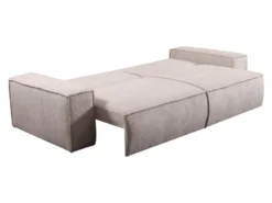 Canapé 4 Places Convertible En Tissu Bouclette Beige AMELIA De Pascal Morabito -Canapé Soldes Boutique canape 17976345