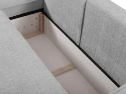 Canapé 4 Places Convertible En Tissu Bouclette Gris AMELIA De Pascal Morabito -Canapé Soldes Boutique canape 17976553