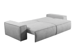 Canapé 4 Places Convertible En Tissu Bouclette Gris AMELIA De Pascal Morabito -Canapé Soldes Boutique canape 17976577