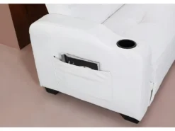 Canapé Convertible Clic Clac En Simili MIRELLA - Noir -Canapé Soldes Boutique canape 17991 1