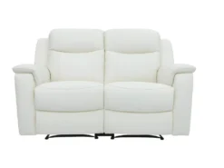Canapé 2 Places Relax EVASION En Cuir - Blanc Ivoire -Canapé Soldes Boutique canape 182119