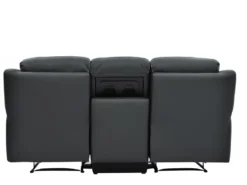 Canapé 3 Places Relax EVASION En Cuir - Gris 21 Canapé 3 Places Relax EVASION En Cuir - Gris -Canapé Soldes Boutique canape 182150