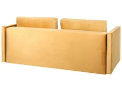 Canapé En Velours Jaune Avec Rangement EKSJO -Canapé Soldes Boutique canape 18253715