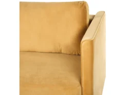 Canapé En Velours Jaune Avec Rangement EKSJO -Canapé Soldes Boutique canape 18253717