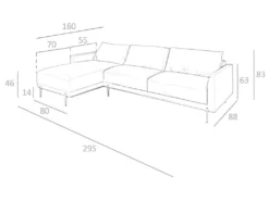 Chaise Longue Rembourré En Cuir Et Acier 6153 ANGEL CERDA -Canapé Soldes Boutique canape 18425273