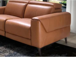 Canapé 2 Places En Cuir Avec Relaxation 6147 ANGEL CERDA -Canapé Soldes Boutique canape 18426867