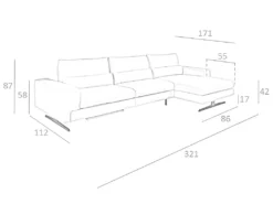 Canapé D'angle (D) En Cuir Réglable 6152 ANGEL CERDA -Canapé Soldes Boutique canape 18426927